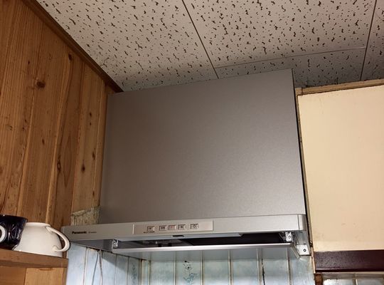 スリム型レンジフードへの交換-埼玉県比企郡小川町
