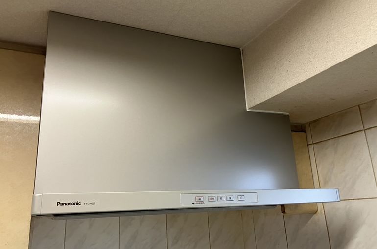 レンジフードの交換-さいたま市桜区中島