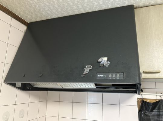 レンジフードの交換　入間市東藤沢